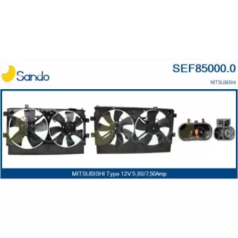 SANDO SEF85000.0 - Moteur électrique, ventilateur pour radiateurs