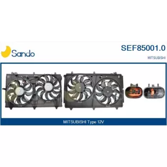 Moteur électrique, ventilateur pour radiateurs SANDO SEF85001.0