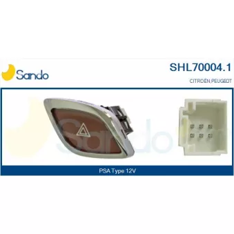Interrupteur de signal de détresse SANDO SHL70004.1