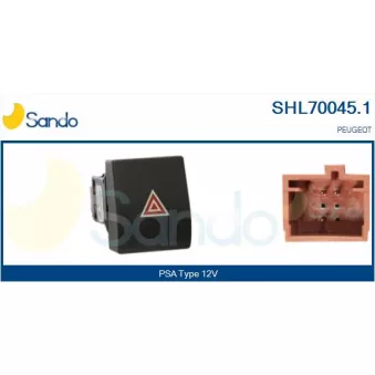 Interrupteur de signal de détresse SANDO SHL70045.1