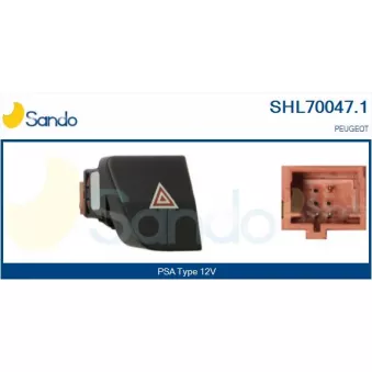 Interrupteur de signal de détresse SANDO OEM 624344