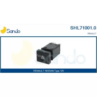 Interrupteur de signal de détresse SANDO SHL71001.0