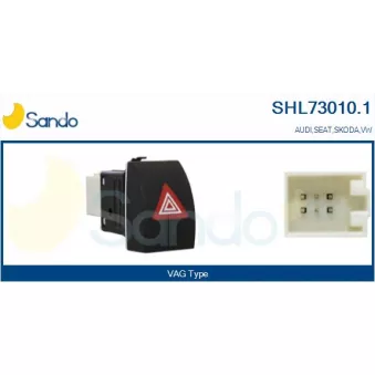 SANDO SHL73010.1 - Interrupteur de signal de détresse