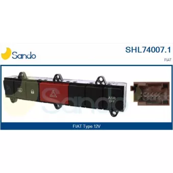 Interrupteur de signal de détresse SANDO OEM 735586149