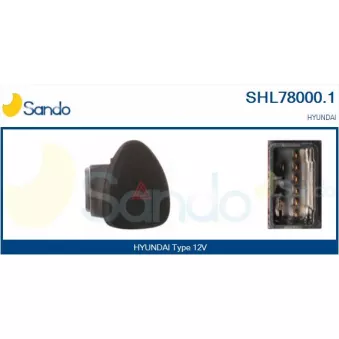 Interrupteur de signal de détresse SANDO SHL78000.1