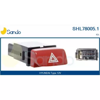 Interrupteur de signal de détresse SANDO SHL78005.1