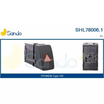Interrupteur de signal de détresse SANDO SHL78006.1