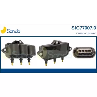 Bobine d'allumage SANDO OEM 96291054