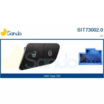 SANDO SIT73002.0 - Interrupteur, verrouilage des portières