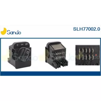 SANDO SLH77002.0 - Interrupteur, lumière principale