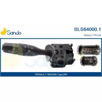 Commutateur de colonne de direction SANDO SLS64000.1