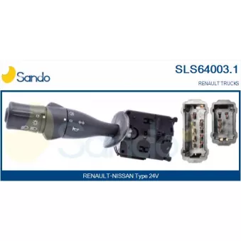 Commutateur de colonne de direction SANDO SLS64003.1