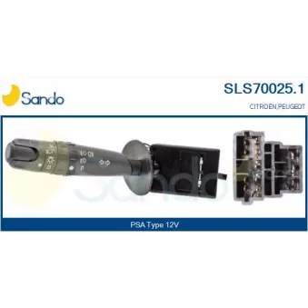 Commutateur de colonne de direction SANDO OEM 625375