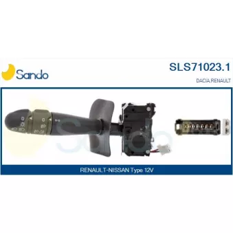 Commutateur de colonne de direction SANDO OEM 6001551365