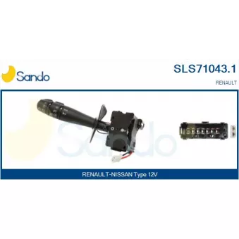 Commutateur de colonne de direction SANDO OEM 7701053058