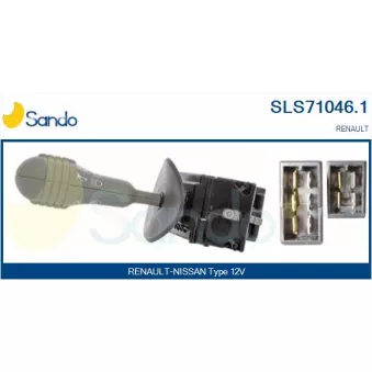 Commutateur de colonne de direction SANDO OEM 7701046629