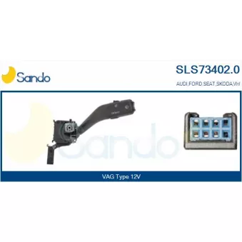 Commutateur de colonne de direction SANDO OEM 1K0953519C