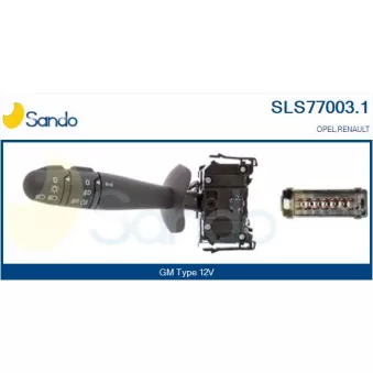Commutateur de colonne de direction SANDO OEM 7701072090