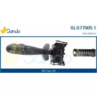 Commutateur de colonne de direction SANDO OEM 7701072091