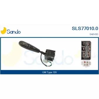 Commutateur de colonne de direction SANDO OEM 96314332