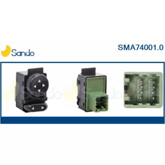 SANDO SMA74001.0 - Interrupteur, réglage des rétroviseurs extérieurs
