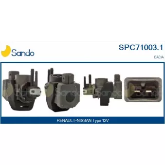 Transmetteur de pression, controle des gaz d'échappement SANDO OEM 149567825R