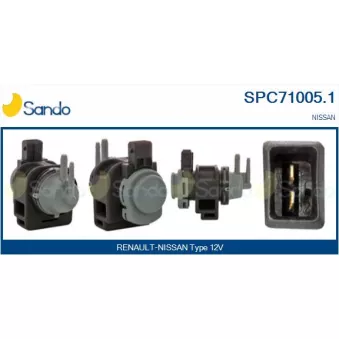 Capteur de pression, turbocompresseur SANDO OEM 8200625684