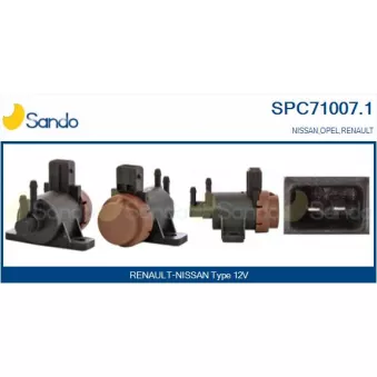 Transmetteur de pression, controle des gaz d'échappement SANDO OEM 4414112