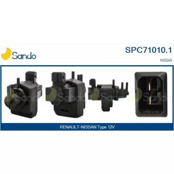 Transmetteur de pression, controle des gaz d'échappement SANDO OEM 14956EB300