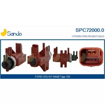 Transmetteur de pression, controle des gaz d'échappement SANDO OEM 30711101