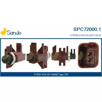 Transmetteur de pression, controle des gaz d'échappement SANDO OEM 1618C9