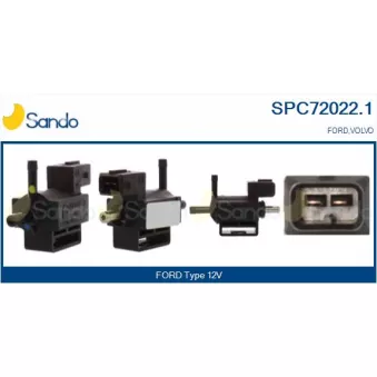 Transmetteur de pression, controle des gaz d'échappement SANDO OEM 1371924