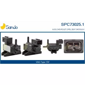 Transmetteur de pression, controle des gaz d'échappement SANDO SPC73025.1