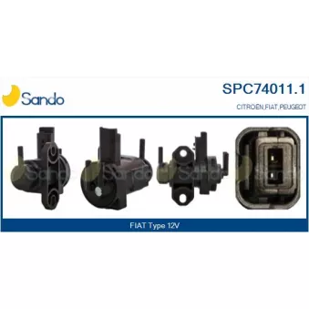 Transmetteur de pression, controle des gaz d'échappement SANDO OEM 1628HC