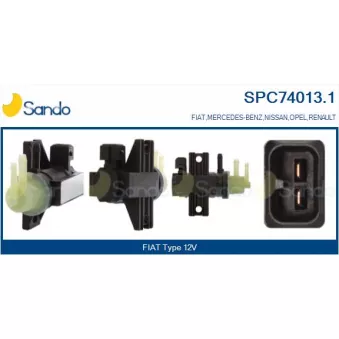 Transmetteur de pression, controle des gaz d'échappement SANDO SPC74013.1