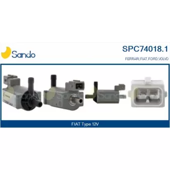 Transmetteur de pression, controle des gaz d'échappement SANDO OEM 178309