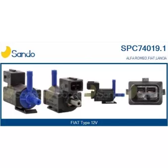 Transmetteur de pression, controle des gaz d'échappement SANDO OEM 55212397