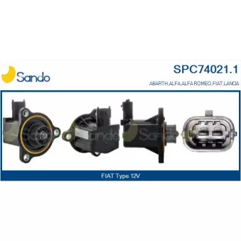 Valve d'air de circulation,compresseur SANDO SPC74021.1