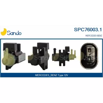 Transmetteur de pression, controle des gaz d'échappement SANDO OEM A0101531328