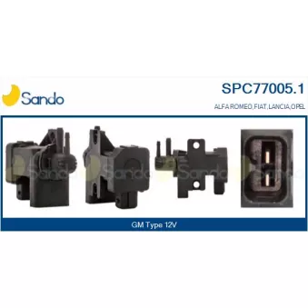 SANDO SPC77005.1 - Transmetteur de pression, controle des gaz d'échappement