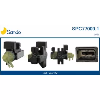 Transmetteur de pression, controle des gaz d'échappement SANDO OEM 55565584
