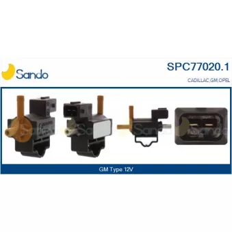 Transmetteur de pression, controle des gaz d'échappement SANDO OEM 55573259