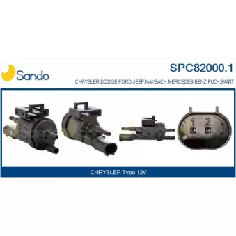 Transmetteur de pression, controle des gaz d'échappement SANDO SPC82000.1