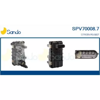 Élément d'ajustage, turbocompresseur SANDO OEM 9641192380