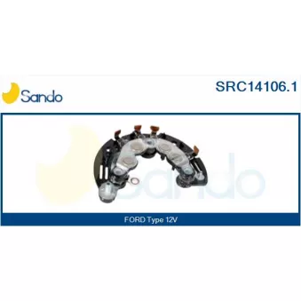Pont de diodes, alternateur SANDO OEM 1S7T10300BC