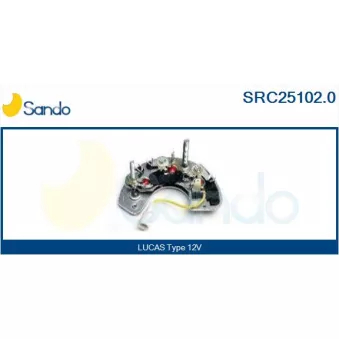 Pont de diodes, alternateur SANDO SRC25102.0