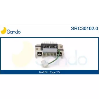 Pont de diodes, alternateur SANDO OEM 9934958