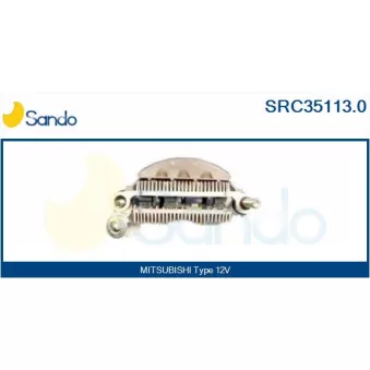 Pont de diodes, alternateur SANDO OEM A002T20191ZC