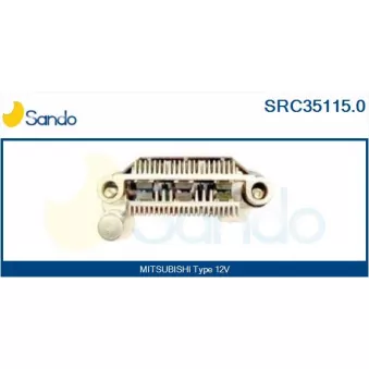 Pont de diodes, alternateur SANDO OEM A2T40671