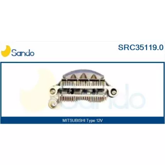 Pont de diodes, alternateur SANDO OEM A002T34598